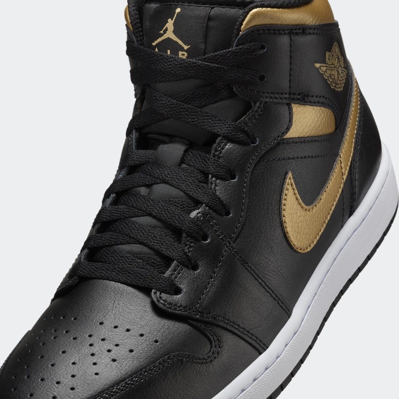 Air Jordan 1 Mid "Black/Metallic Gold" | DQ8426-071