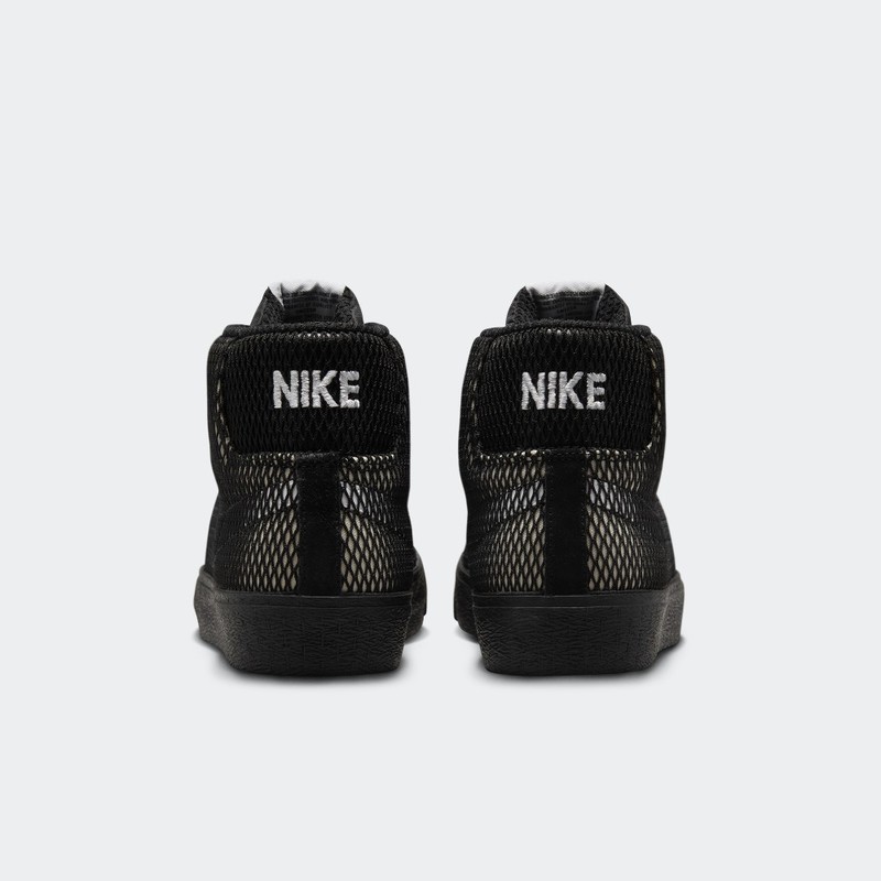 Nike SB Zoom Blazer Mid Premium "Black Net" | FN6038-100