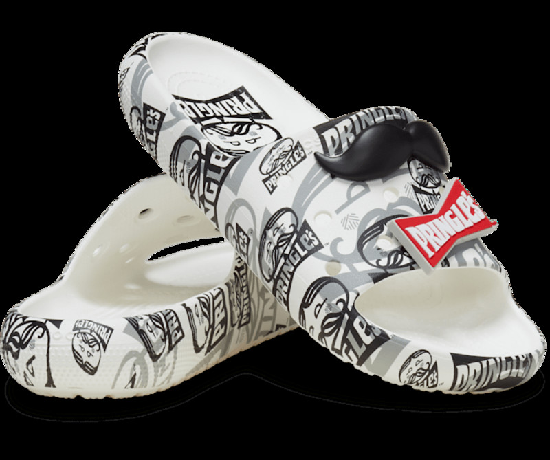 Pringles x Crocs Classic Slide V2 "Black/White" | 209692