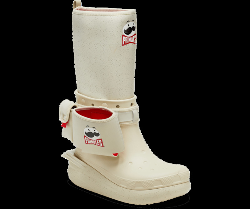 Pringles x Crocs Classic Crush Boot "Bone" | 209691