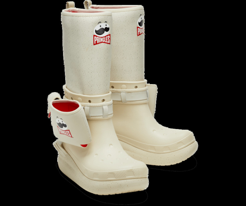Pringles x Crocs Classic Crush Boot "Bone" | 209691