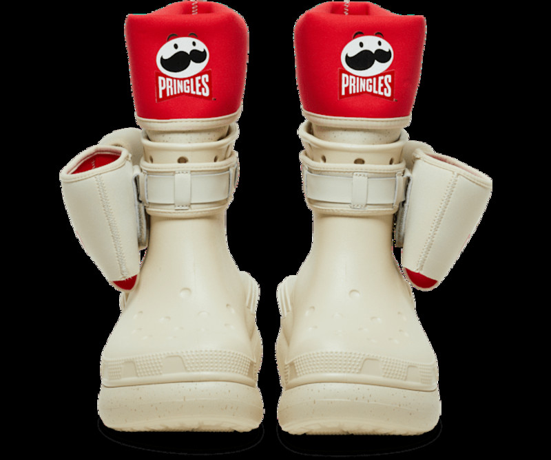 Pringles x Crocs Classic Crush Boot "Bone" | 209691