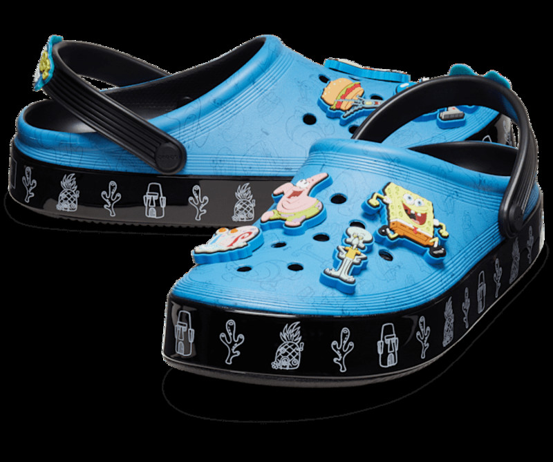 Spongebob x Crocs Off Court Clog "Bikini Bottom" | 209825-001 Spongebob x Crocs Off Court Clog "Bikini Bottom" | 209825-001