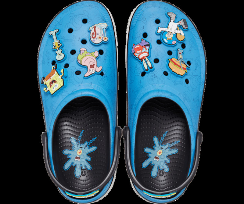Spongebob x Crocs Off Court Clog "Bikini Bottom" | 209825-001 Spongebob x Crocs Off Court Clog "Bikini Bottom" | 209825-001
