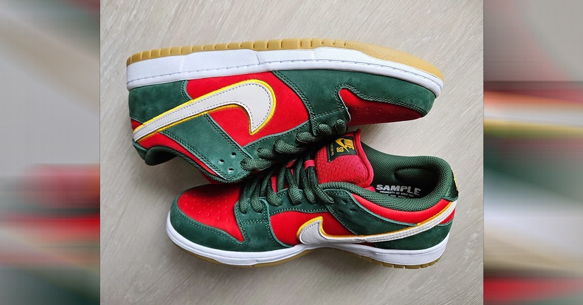 Nike SB Dunk Low "Seattle Supersonics" Release Nike SB Dunk Low "Seattle Supersonics" Release