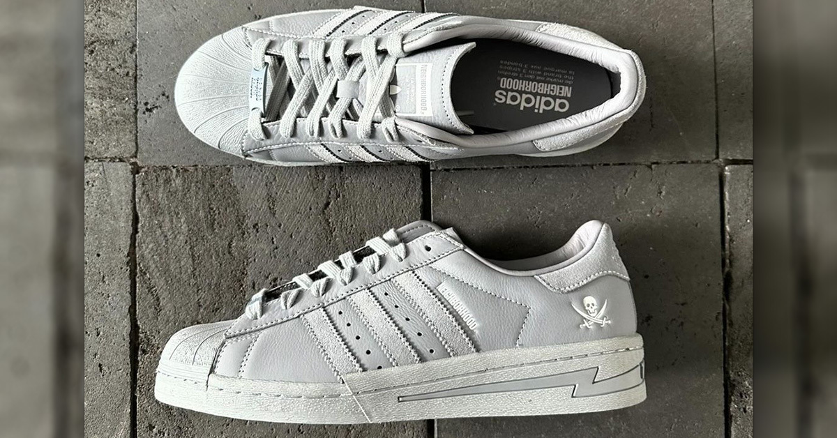 NEIGHBORHOOD x adidas Superstar "Cement Grey" - 20 Jahre Zusammenarbeit feiern NEIGHBORHOOD x adidas Superstar "Cement Grey" - 20 Jahre Zusammenarbeit feiern