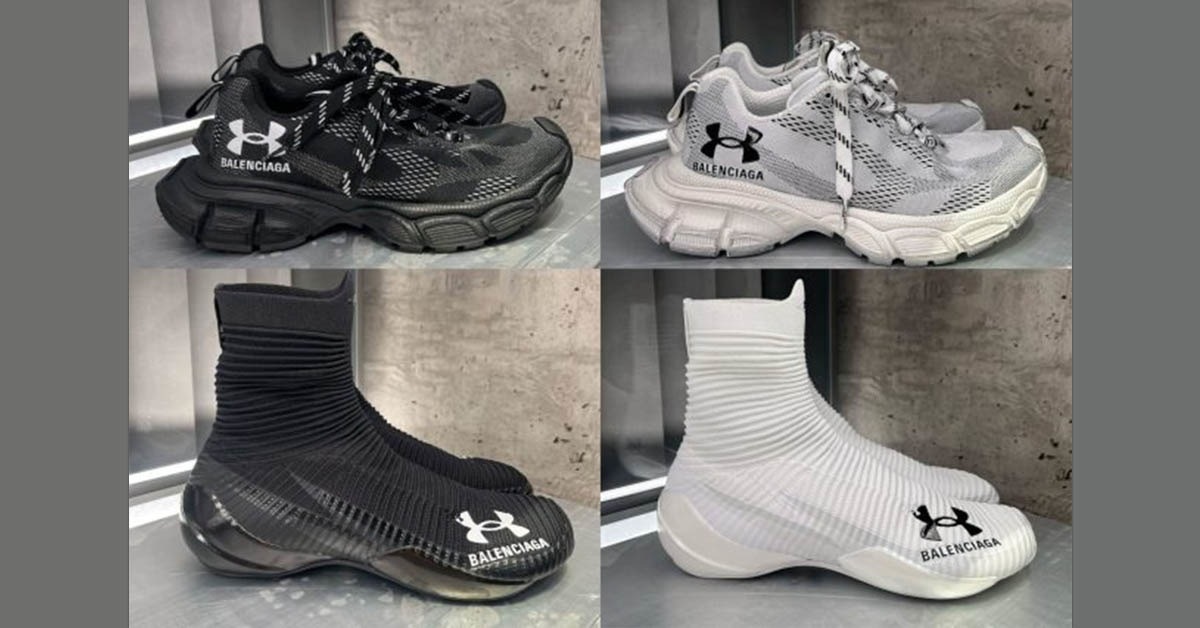 The New Balenciaga x Under Armour Collab The New Balenciaga x Under Armour Collab
