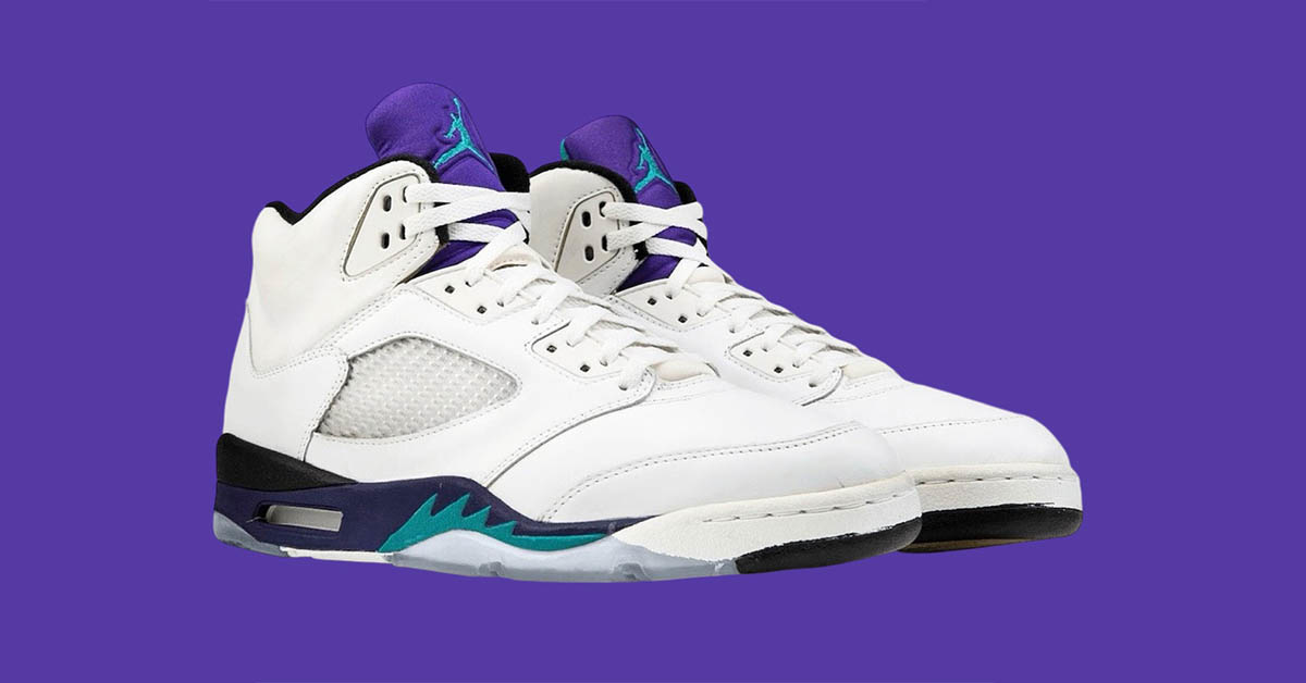 Der Air Jordan 5 "Grape" kehrt 2025 zurück Der Air Jordan 5 "Grape" kehrt 2025 zurück