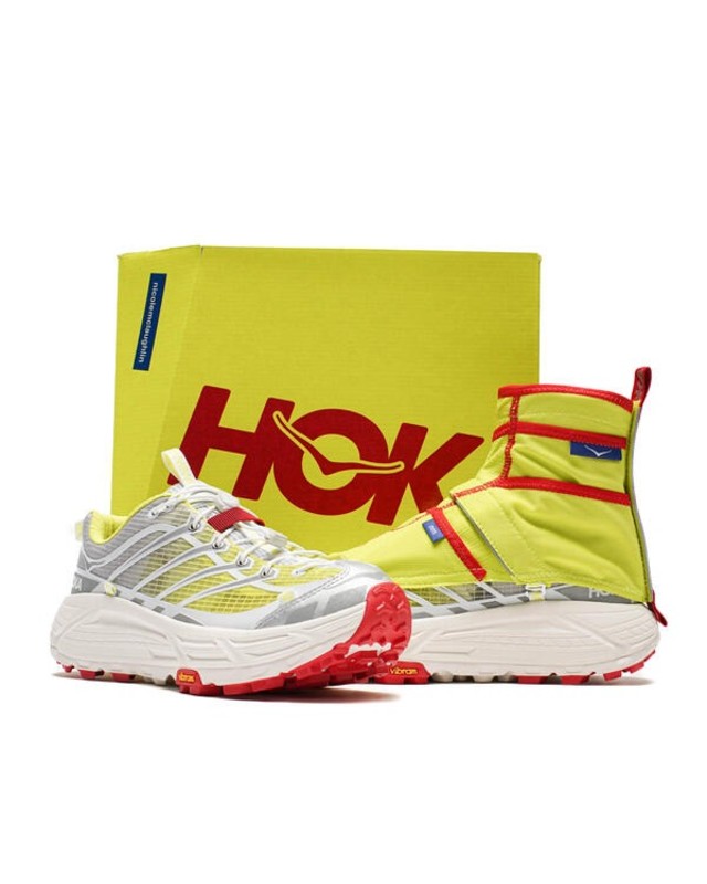 Nicole McLaughlin x HOKA Mafate Speed Three 2 "White/Yellow" | 1153931-WNN