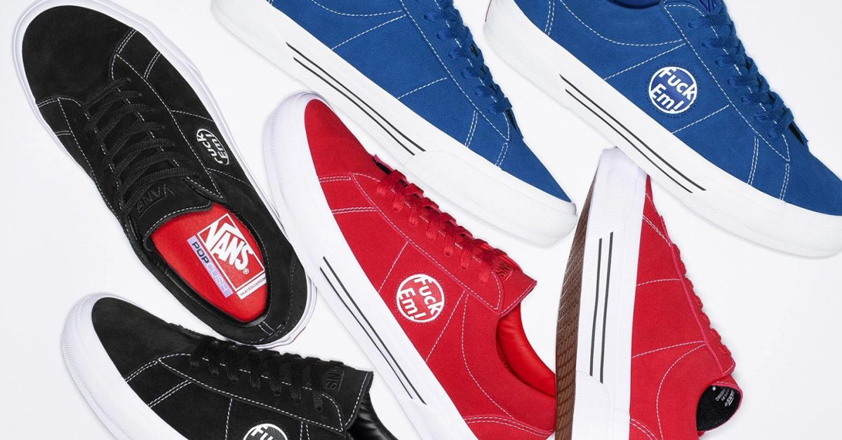 Supreme x Vans Sid „Fuck Em!“ Kollaboration erscheint diese Woche Supreme x Vans Sid „Fuck Em!“ Kollaboration erscheint diese Woche