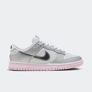 Nike Dunk Low LX "Metallic Silver/Pink Foam" | HM3698-006