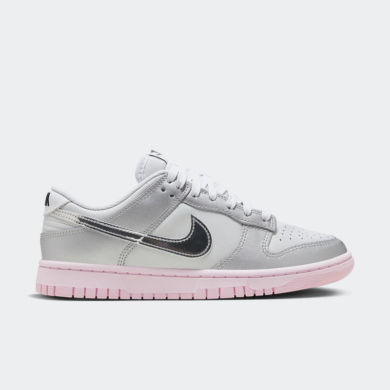 Nike Dunk Low LX "Metallic Silver/Pink Foam" | HM3698-006