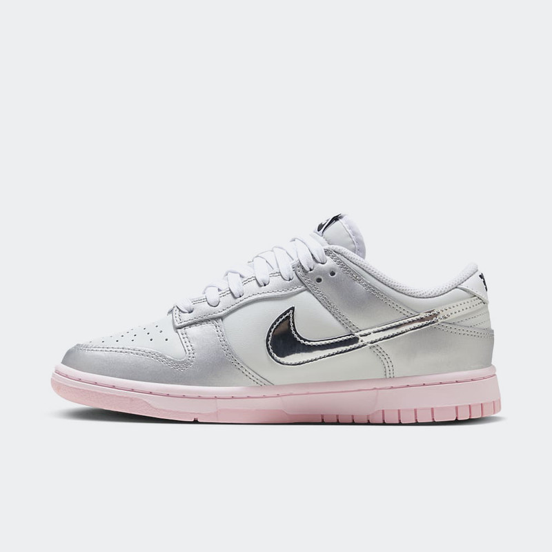 Nike Dunk Low LX "Metallic Silver/Pink Foam" | HM3698-006