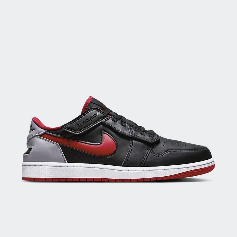Air Jordan 1 Low FlyEase "Black/Fire Red" | DM1206-006