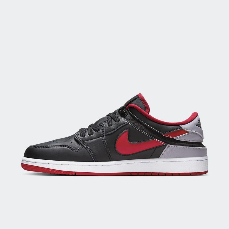 Air Jordan 1 Low FlyEase "Black/Fire Red" | DM1206-006