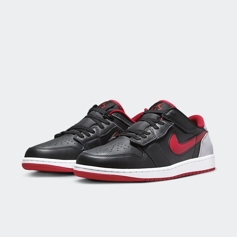 Air Jordan 1 Low FlyEase "Black/Fire Red" | DM1206-006