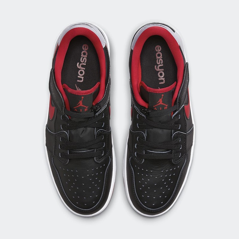 Air Jordan 1 Low FlyEase "Black/Fire Red" | DM1206-006