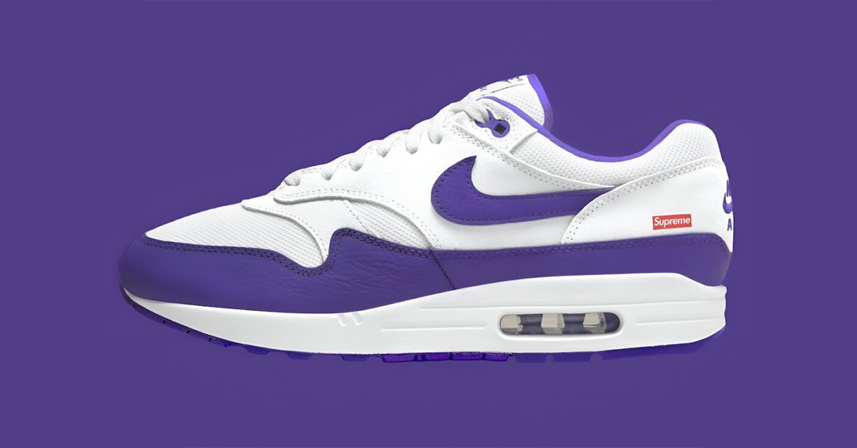 Supreme x Nike Air Max 1: Eine historische Kollaboration für den Frühling 2025 Supreme x Nike Air Max 1: Eine historische Kollaboration für den Frühling 2025