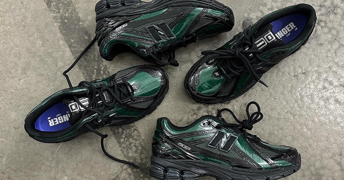 99GINGER und New Balance präsentieren den neuen 1906R "Green Croc"