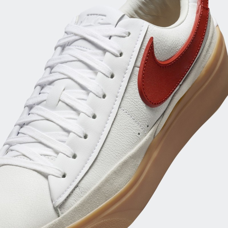 Nike Blazer Phantom Low "White/Dragon Red" | FN5820-100