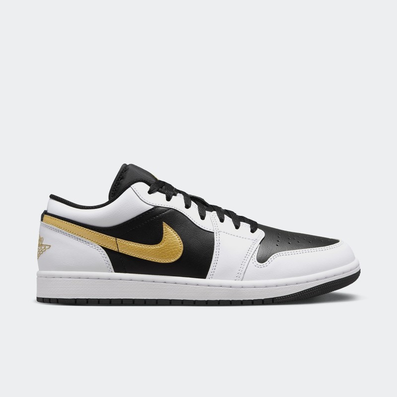 Air Jordan 1 Low "Metallic Gold Swoosh" | 553558-172
