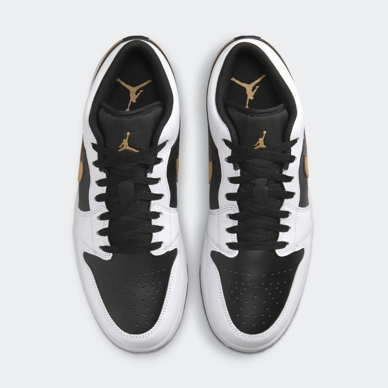 Air Jordan 1 Low "Metallic Gold Swoosh" | 553558-172