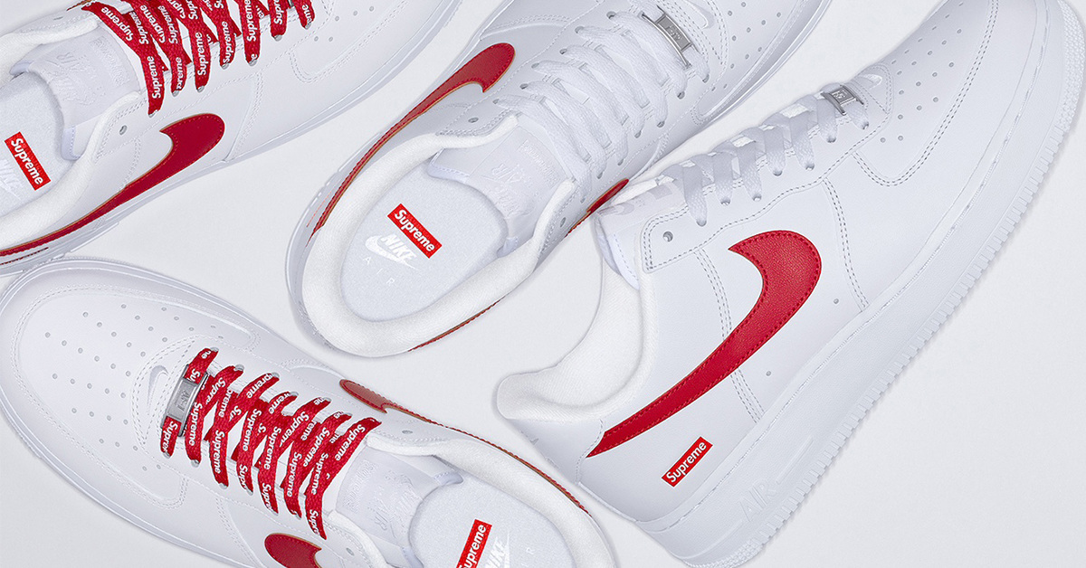 Supreme x Nike Air Force 1 Low "China Exclusive" erscheint in Shanghai Supreme x Nike Air Force 1 Low "China Exclusive" erscheint in Shanghai