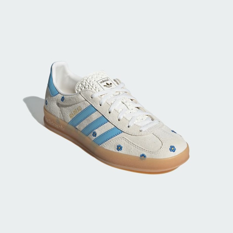 adidas Gazelle Indoor Floral "White/Blue" | IF4491