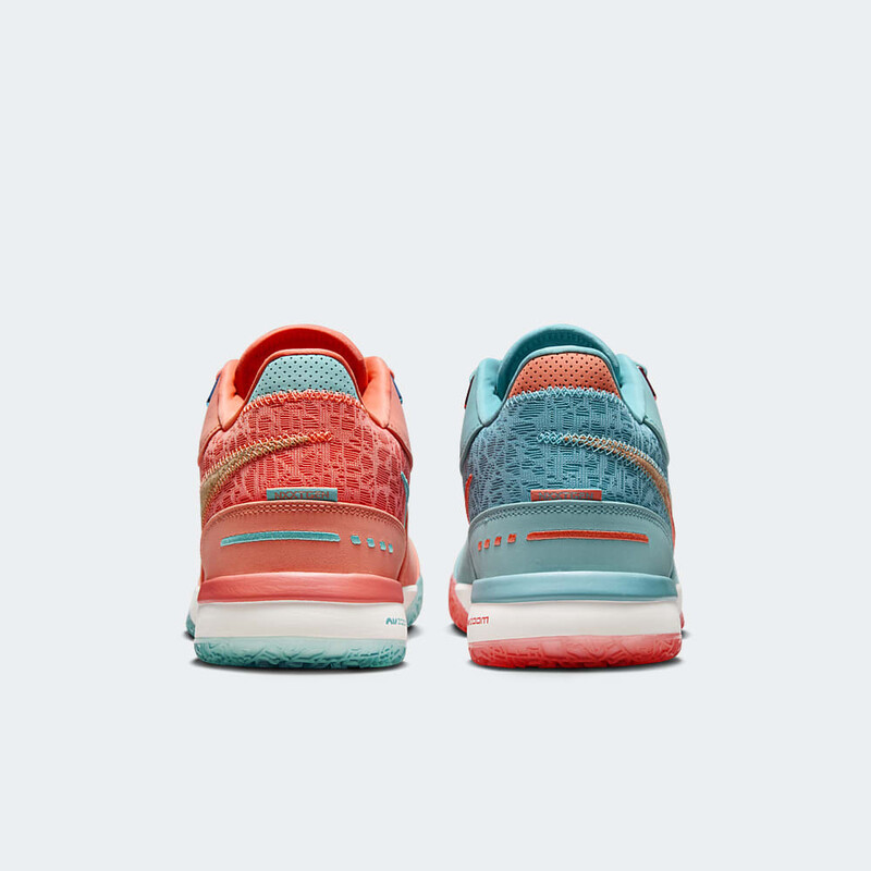 Nike LeBron NXXT Gen AMPD "Mineral Blue/Light Wild Mango" | FJ1566-401