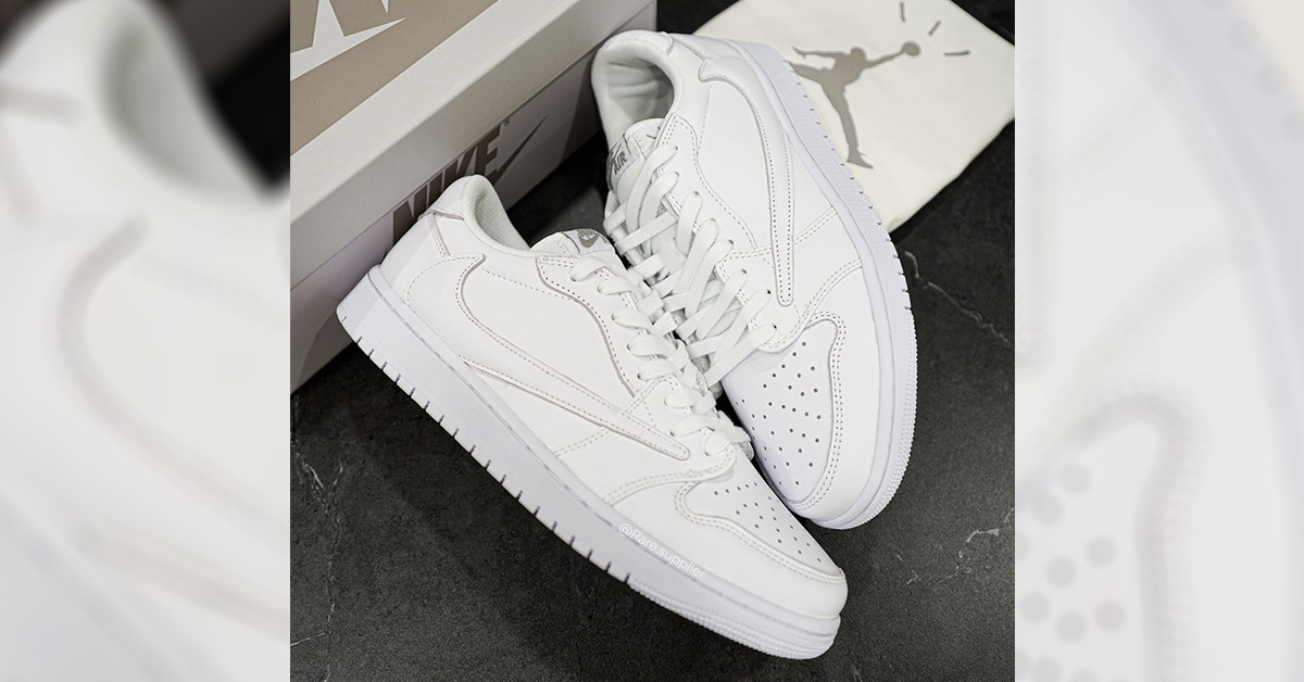 Exklusiver Travis Scott x Air Jordan 1 Low für Michael Rubins White Party
