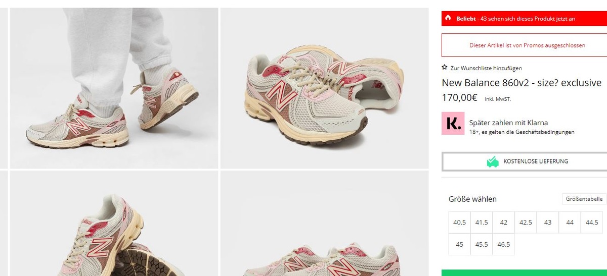 #surprise size? excl. New Balance 860 V2
