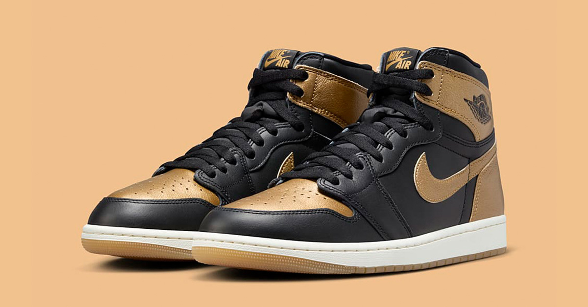 Für die Herbstkollektion 2024 liefert Nike einen luxuriösen Air Jordan 1 High OG "Metallic Gold"