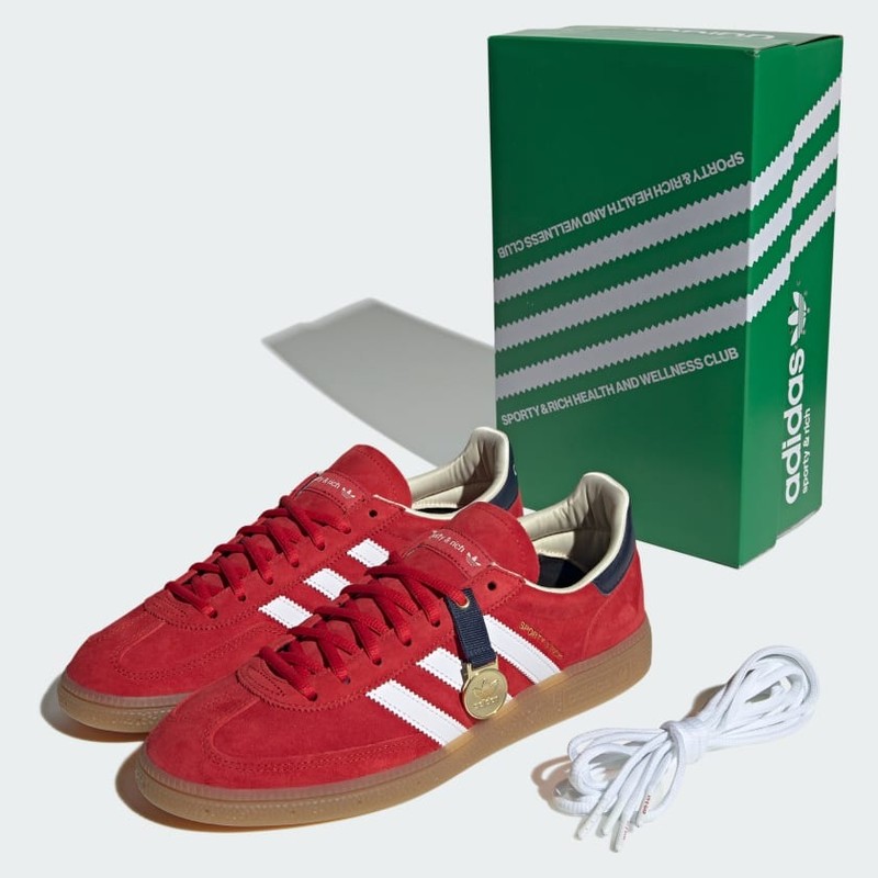 Sporty & Rich x adidas Handball Spezial "Red" | IH8337 Sporty & Rich x adidas Handball Spezial "Red" | IH8337