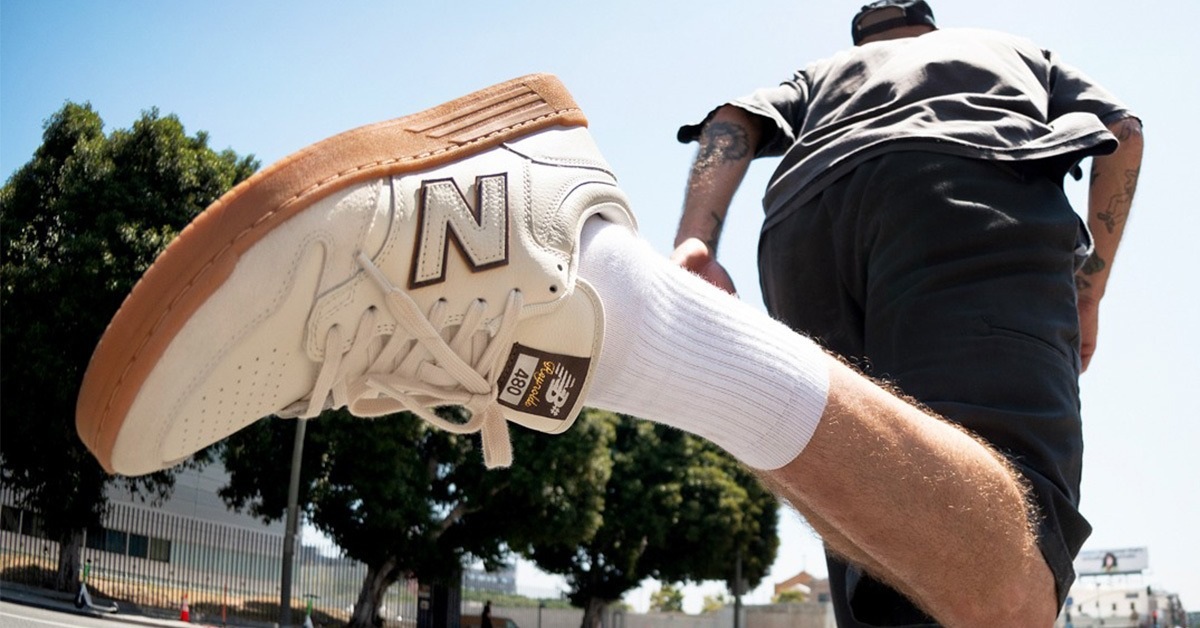 Andrew Reynolds and New Balance Drop the 480 "Sea Salt/Brown" in Just a Few Days