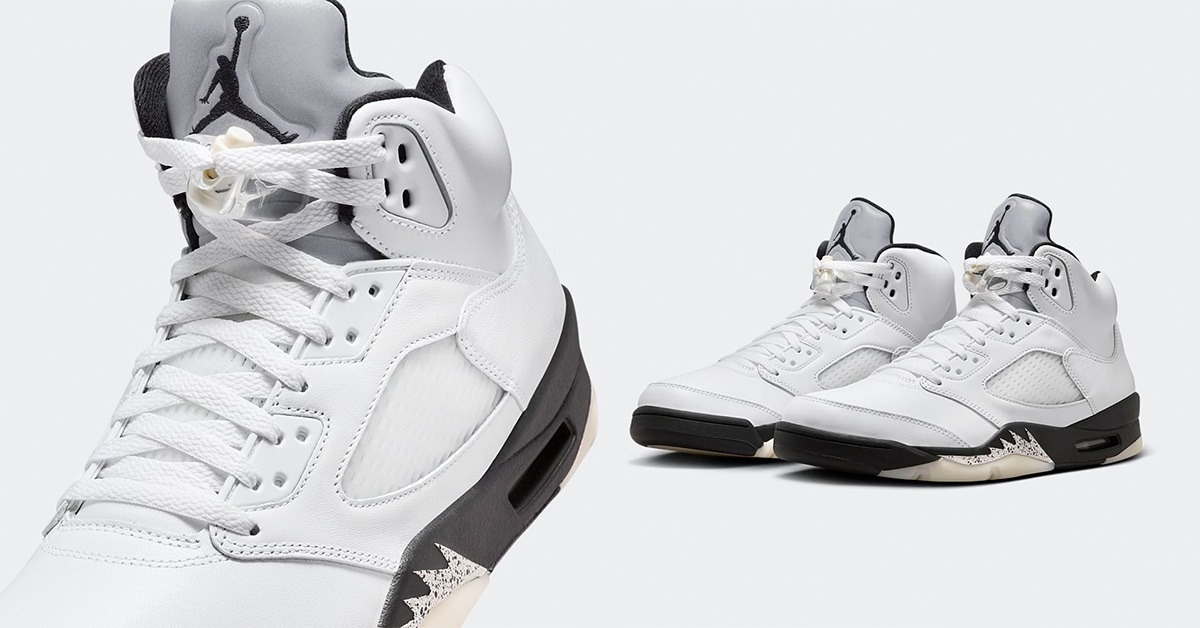 The Air Jordan 5 "White Black" Will Be Released in December 2024 The Air Jordan 5 "White Black" Will Be Released in December 2024