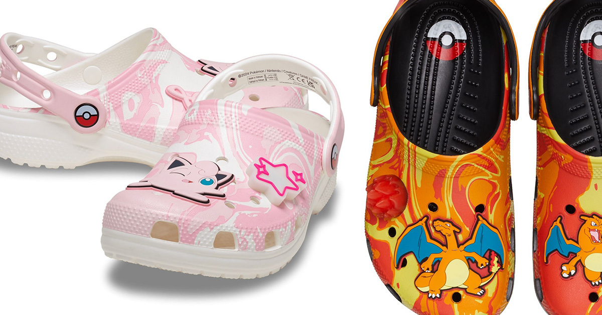 Am 1. August droppt die Pokémon x Crocs Classic Clog Kollektion Am 1. August droppt die Pokémon x Crocs Classic Clog Kollektion