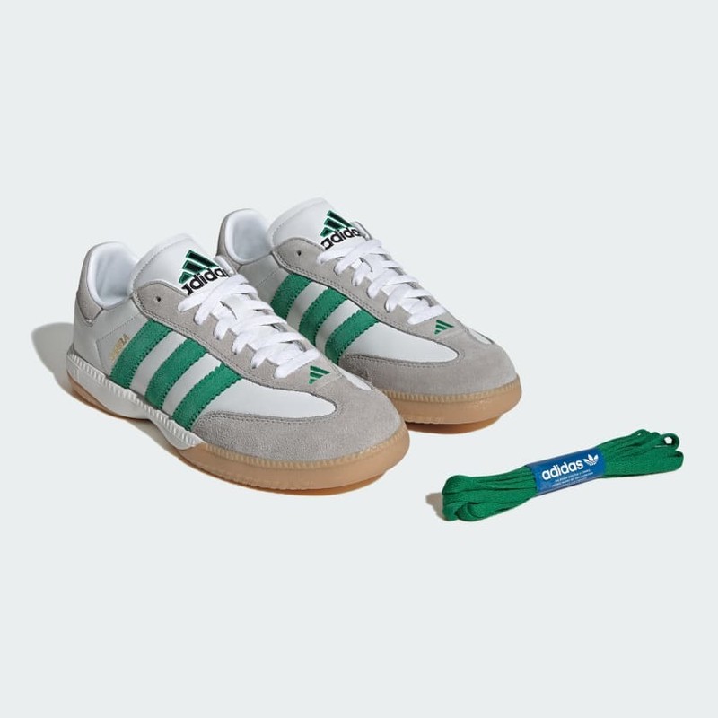 adidas Samba MN "White/Green" | ID3922