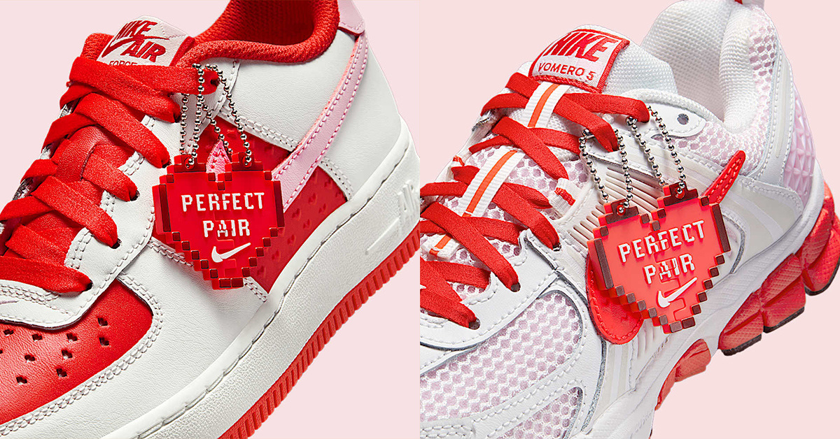 The two-piece Nike ‘Valentine's Day’ pack for little sneakerheads The two-piece Nike ‘Valentine's Day’ pack for little sneakerheads