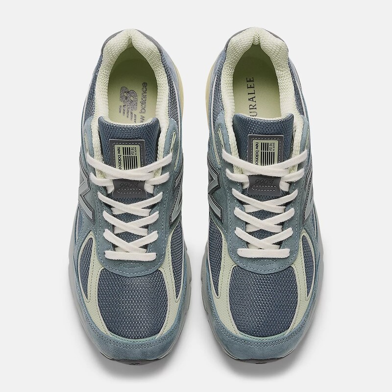 Auralee x New Balance 990v4 Made in USA "Dusty Blue" | U990AL4