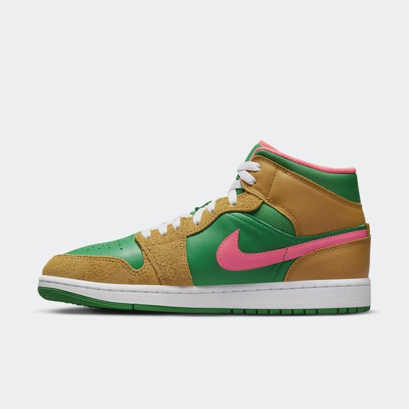 Air Jordan 1 Mid "Wheat Watermelon" | DX4332-700