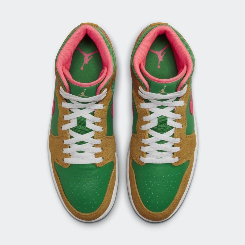 Air Jordan 1 Mid "Wheat Watermelon" | DX4332-700
