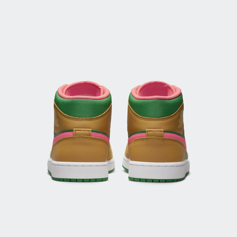 Air Jordan 1 Mid "Wheat Watermelon" | DX4332-700