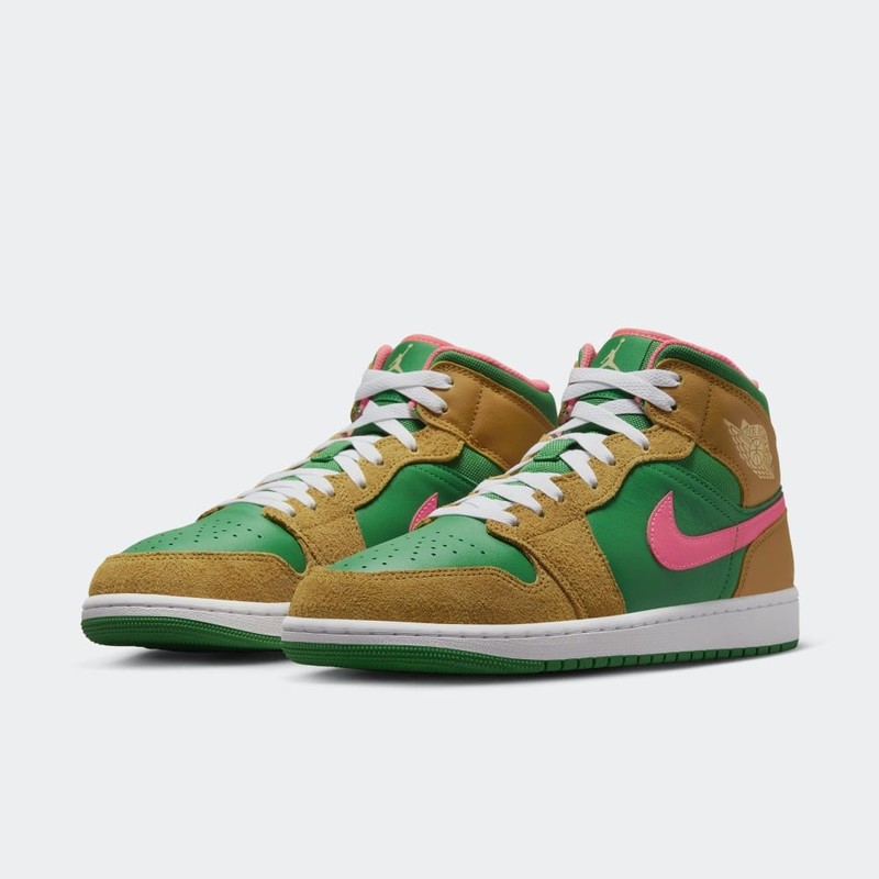 Air Jordan 1 Mid "Wheat Watermelon" | DX4332-700