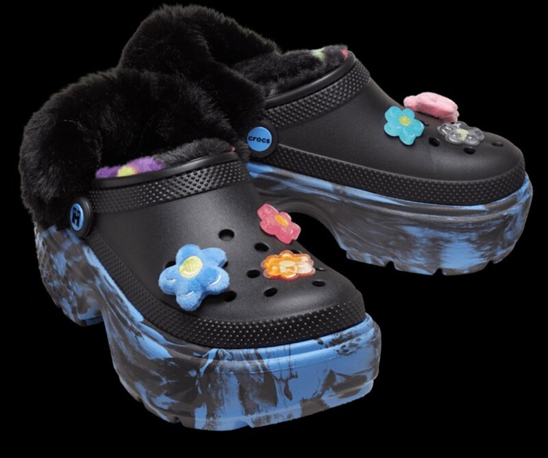Happy Socks x Crocs Stomp Lined Clog | 211797-90H Happy Socks x Crocs Stomp Lined Clog | 211797-90H