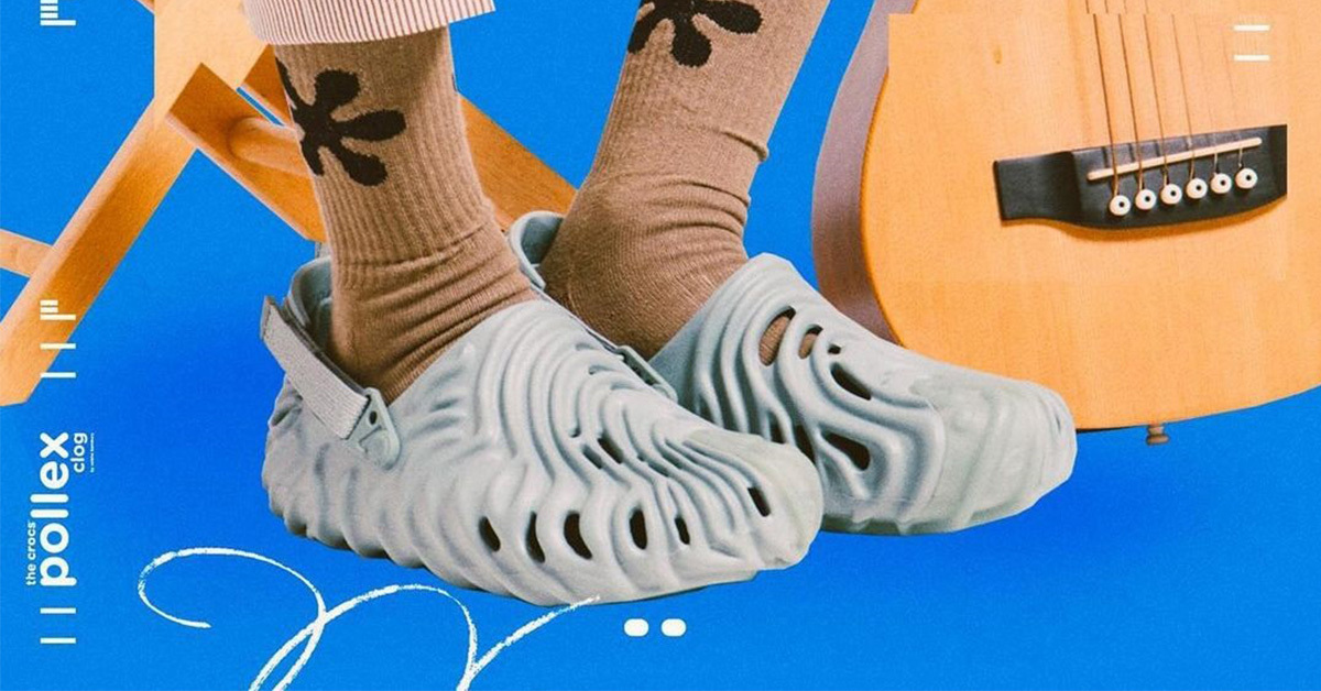 Salehe Bembury bringt neue "Manta" und "Borealis" Pollex Clogs raus Salehe Bembury bringt neue "Manta" und "Borealis" Pollex Clogs raus