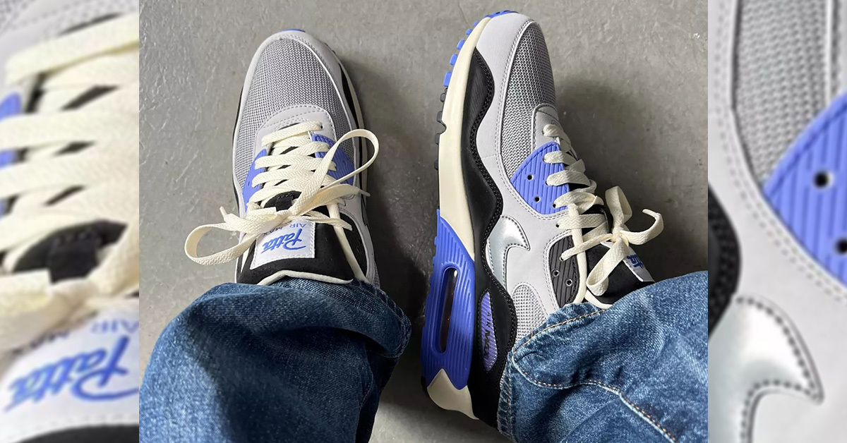 Patta and Nike bring back the ‘Waves’ look to the Air Max 90 Patta and Nike bring back the ‘Waves’ look to the Air Max 90