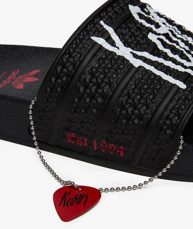 Korn x adidas Adilette Slides | IH3753 Korn x adidas Adilette Slides | IH3753