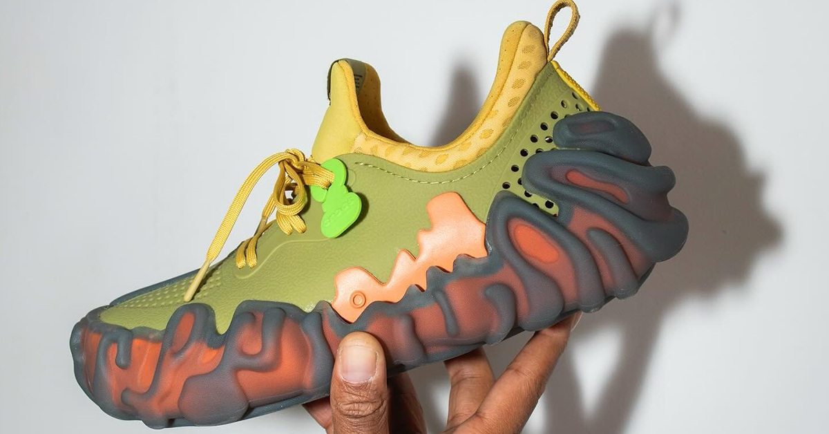 Salehe Bembury unveils new Crocs Pollex Juniper ‘Sudd’ Salehe Bembury unveils new Crocs Pollex Juniper ‘Sudd’