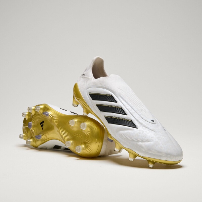 adidas Copa Pure 3 Elite Laceless FG "White/Gold" | JH6301 adidas Copa Pure 3 Elite Laceless FG "White/Gold" | JH6301