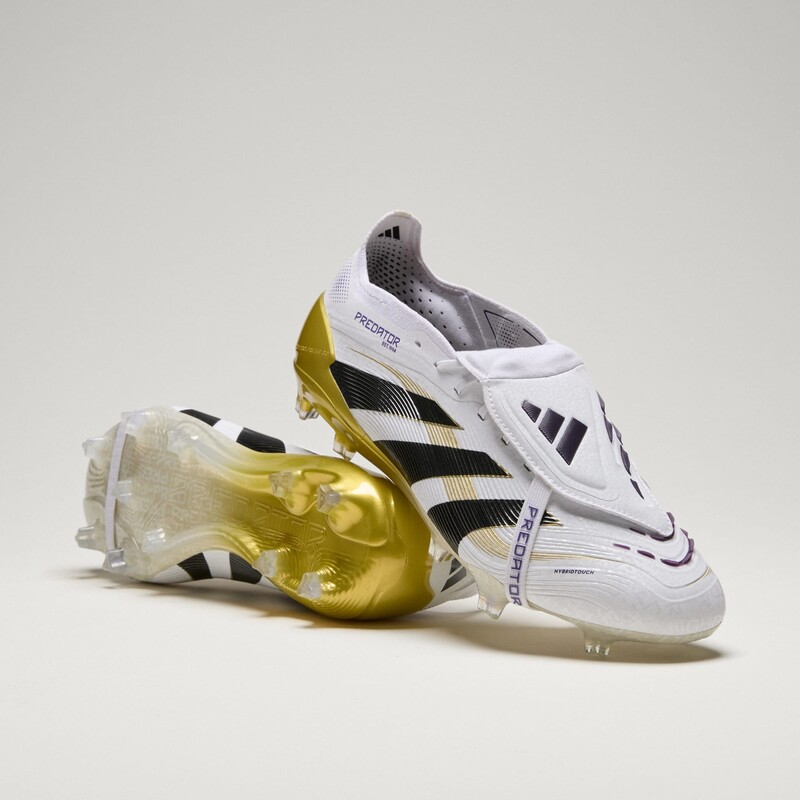 adidas Predator Elite Fold-Over Tongue FG "White/Gold" | JI1095